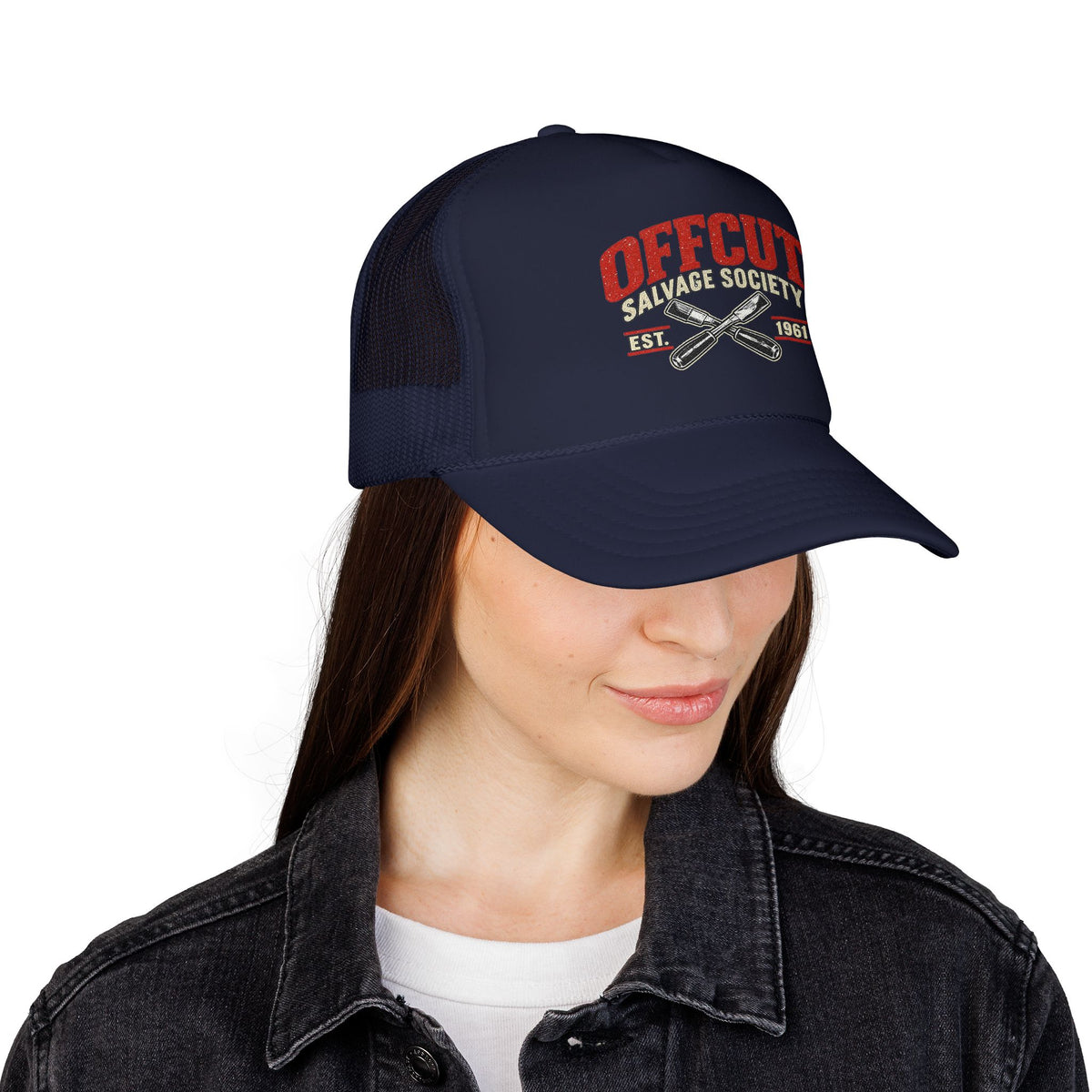 Offcut Salvage Society Vintage Woodworker Trucker Hat