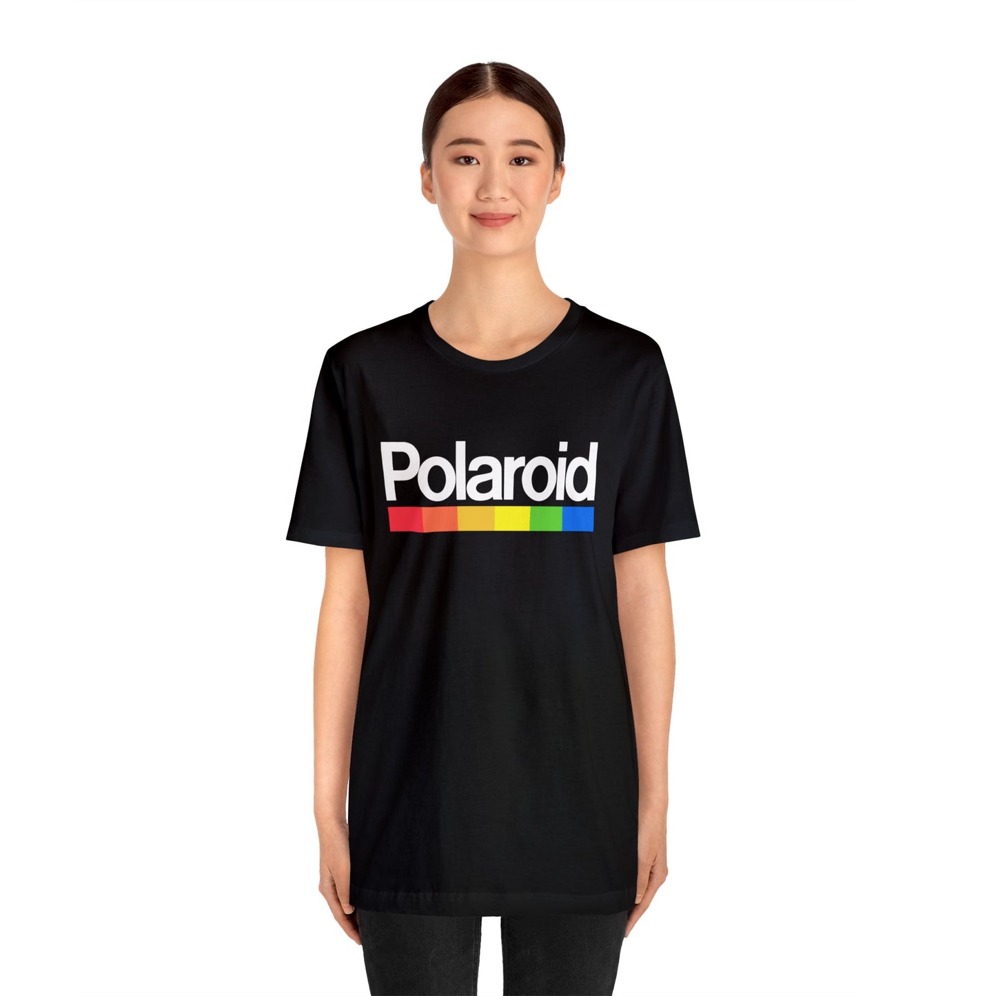 Polaroid Logo Retro Sunset T-Shirt - Vintage Retro Classic Nostalgic T-Shirt - Unisex Short Sleeve Tee