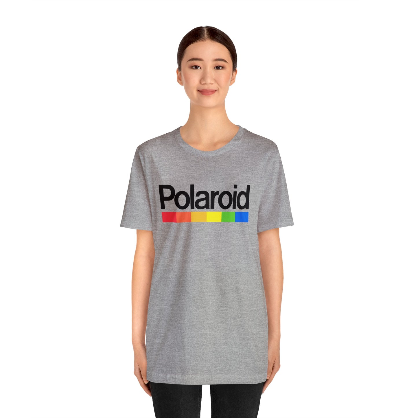 Polaroid Logo Retro Sunset T-Shirt - Vintage Retro Classic Nostalgic T-Shirt - Unisex Short Sleeve Tee