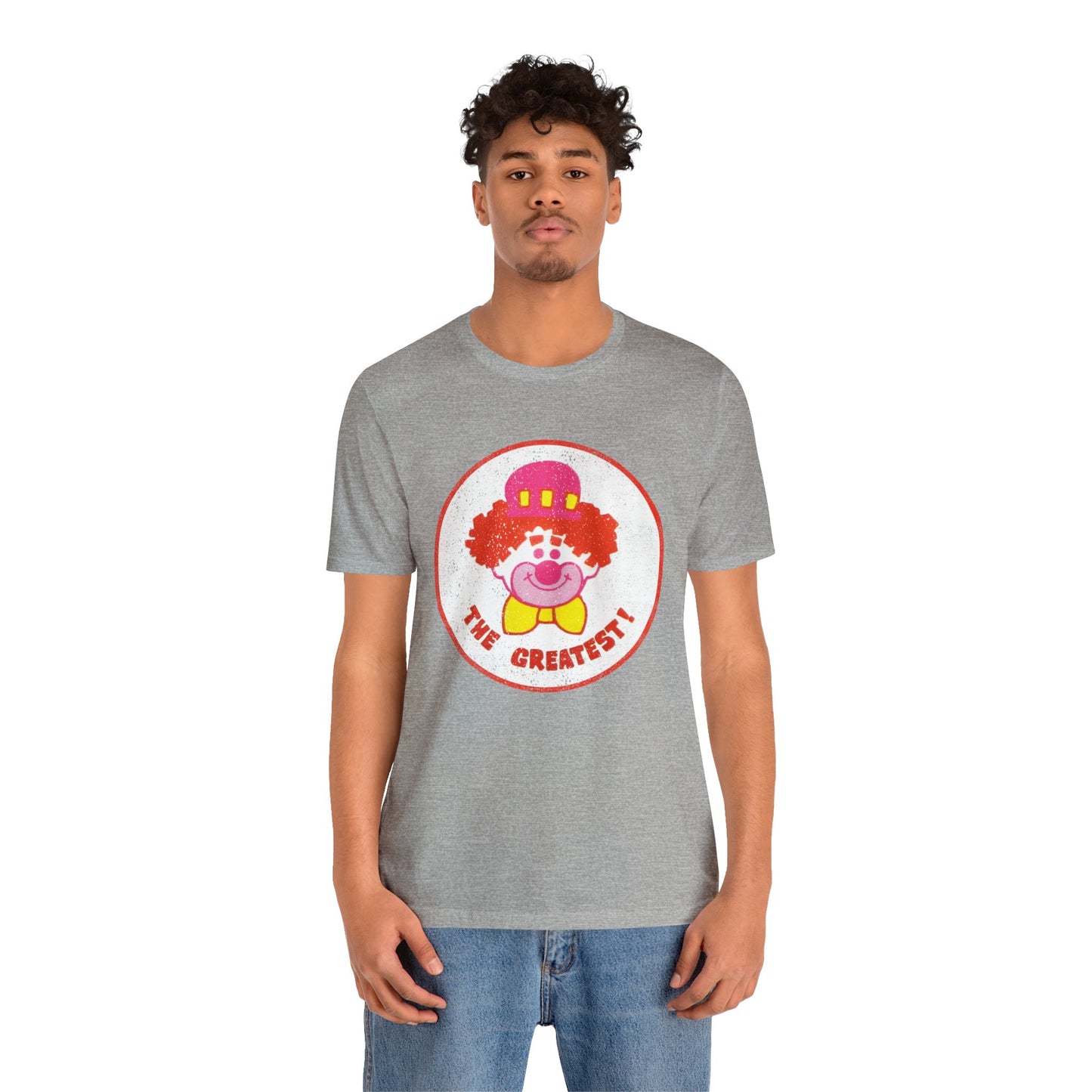 The Greatest - Clown Scratch and Sniff - Vintage T-Shirt - Unisex Short Sleeve Tee