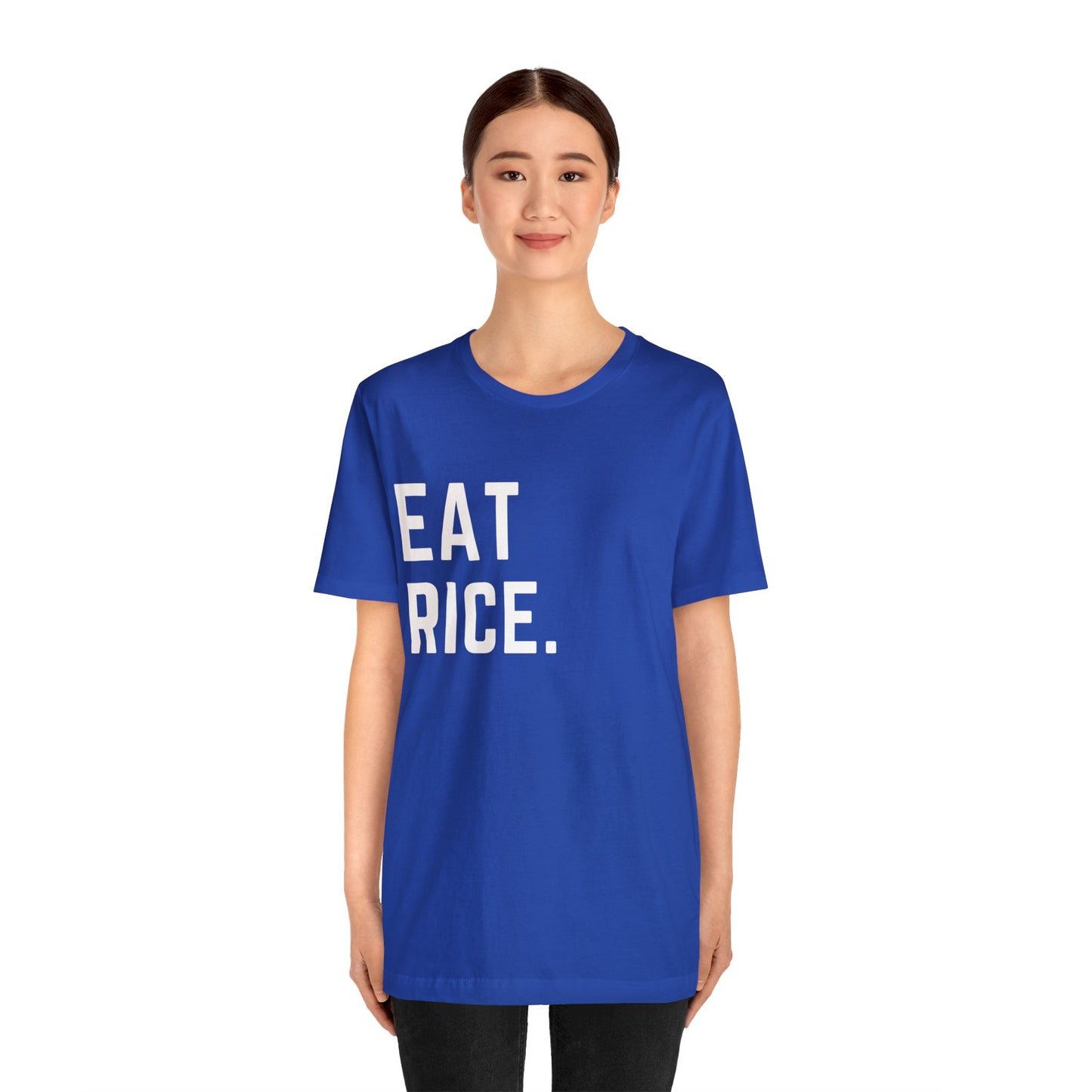 Eat Rice Meme Shirt - Vintage Retro Classic Nostalgic Japanese T-Shirt - Unisex Short Sleeve Tee