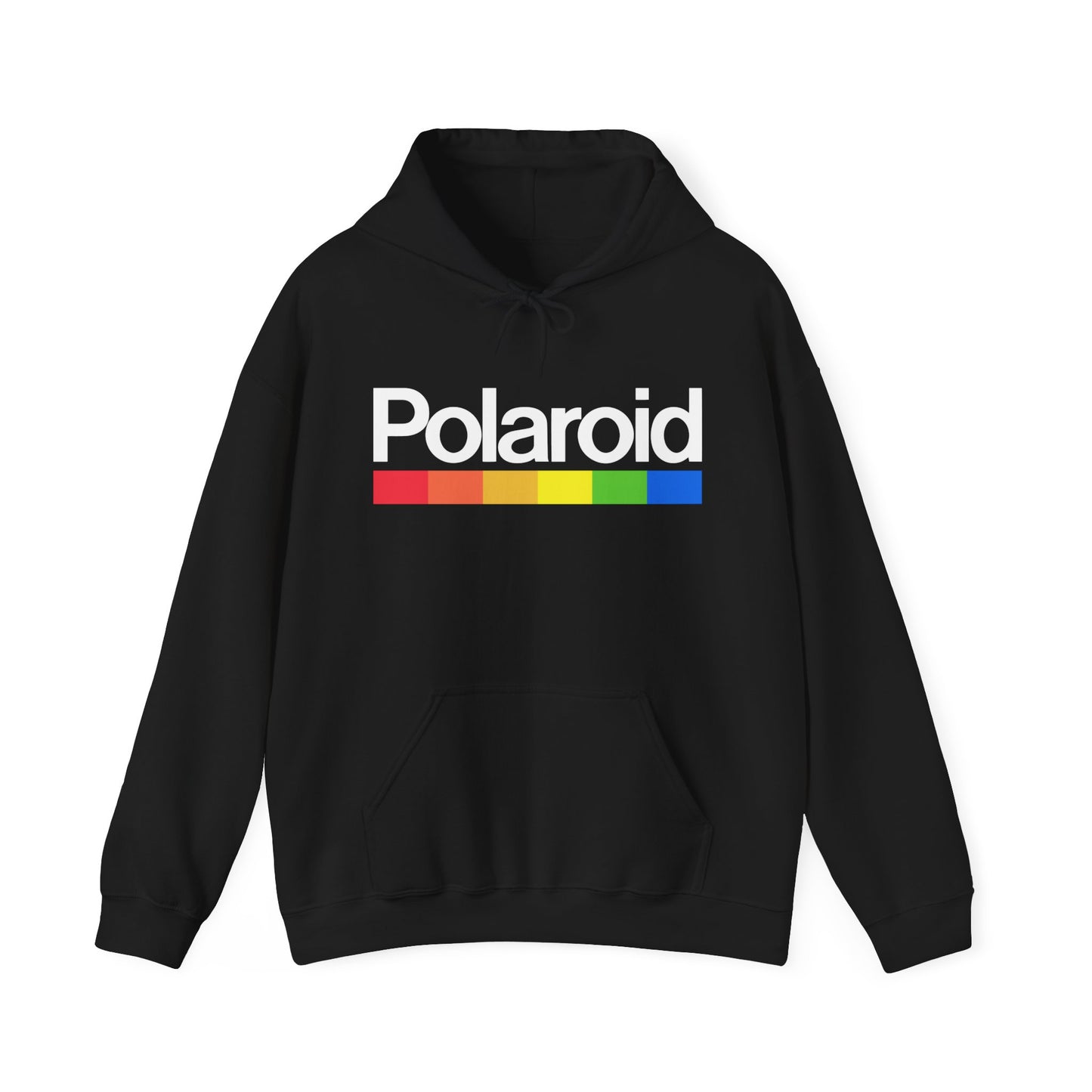 Polaroid Logo Hoodie - Vintage, Retro, Old School, Classic 80's Unisex Heavy Blend Hooded Sweatshirt