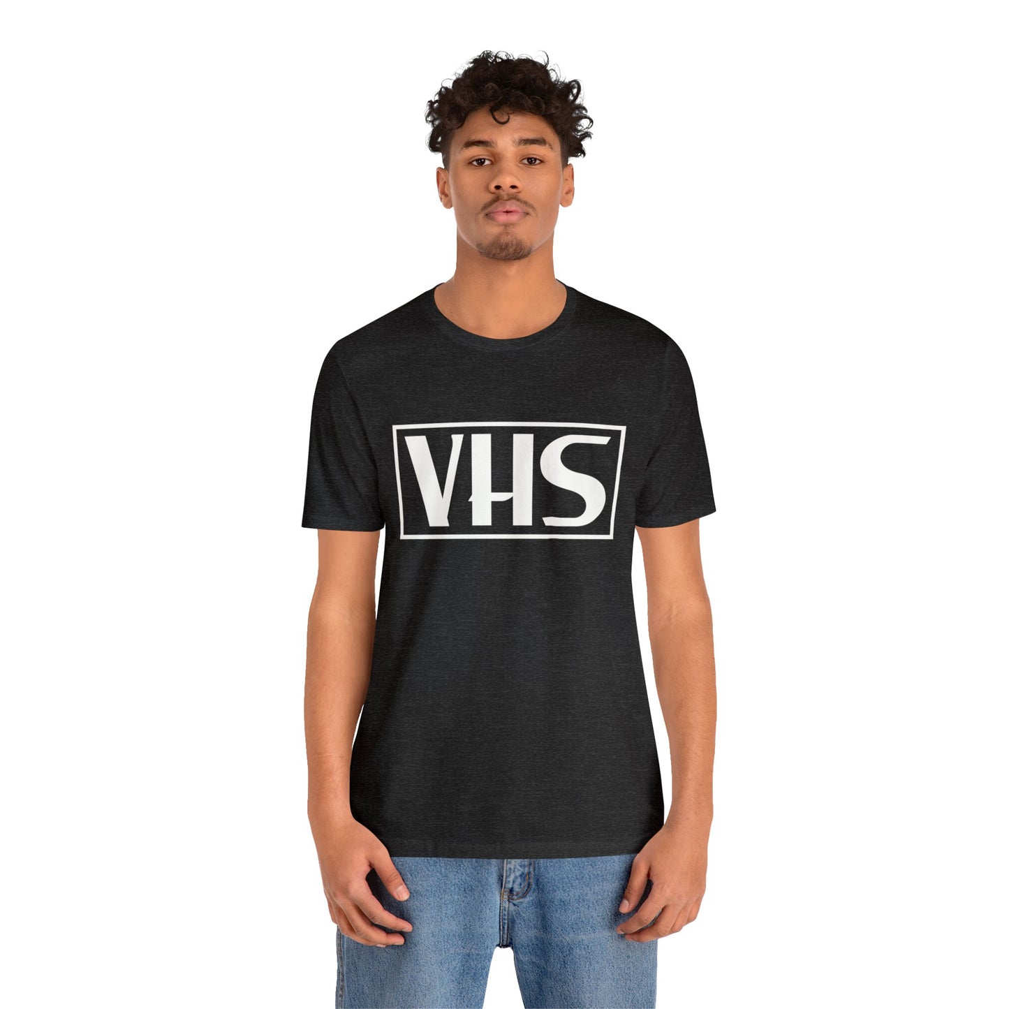 VHS Logo T-Shirt - Retro Vintage Nostalgia Classic Old School - Unisex Short Sleeve Tee