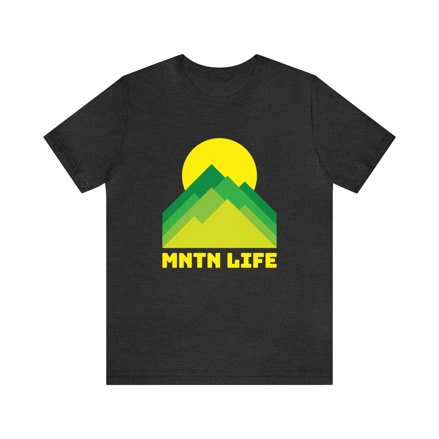 Mountain Life T-Shirt - MNTN Life Camping Shirt - Vintage Retro Classic Nostalgic T-Shirt - Unisex Short Sleeve Tee