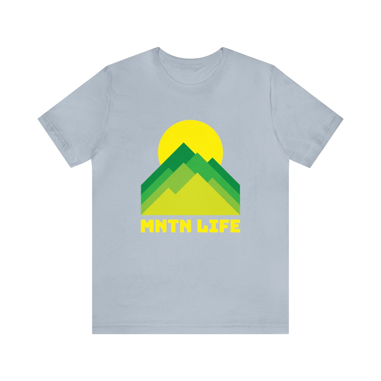 Mountain Life T-Shirt - MNTN Life Camping Shirt - Vintage Retro Classic Nostalgic T-Shirt - Unisex Short Sleeve Tee