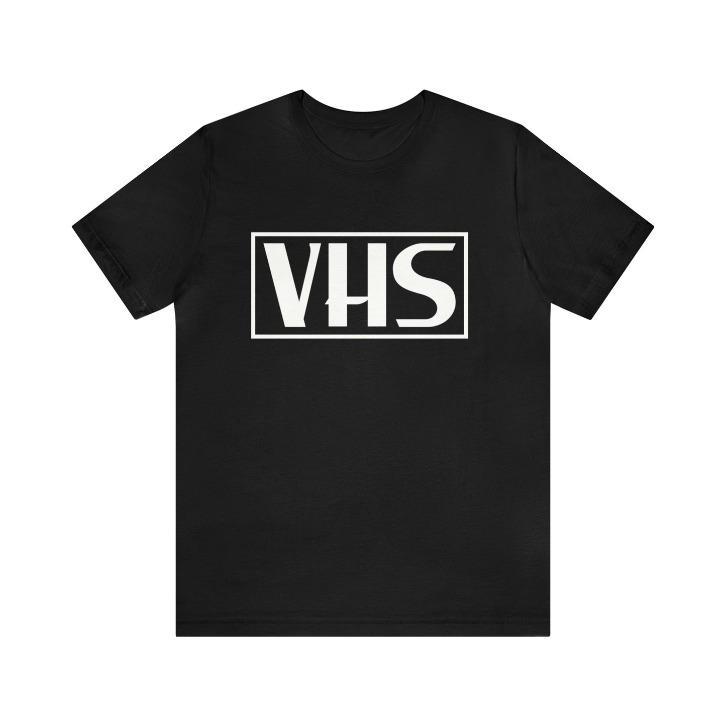 VHS Logo T-Shirt - Retro Vintage Nostalgia Classic Old School - Unisex Short Sleeve Tee