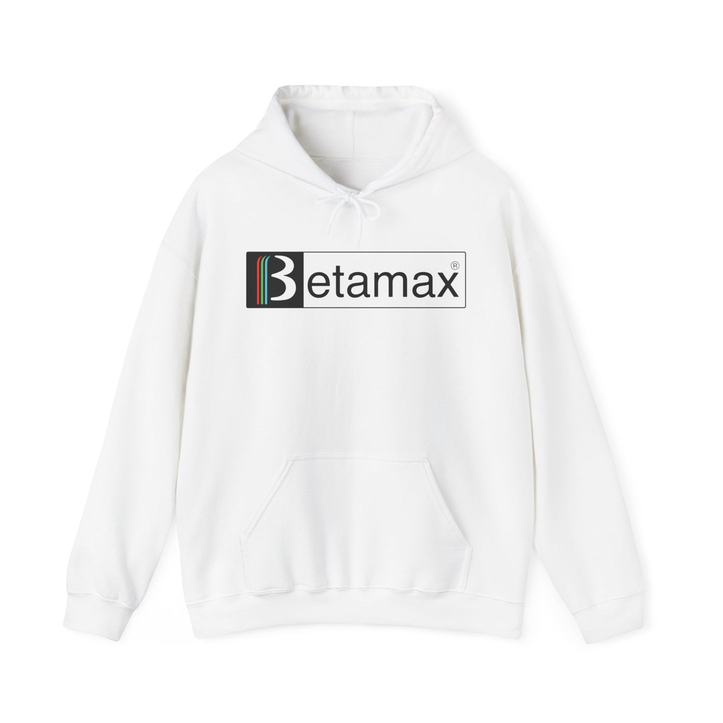 Betamax Logo Hoodie - Vintage, Retro, Old School, Classic 80's Unisex Heavy Blend Hooded Sweatshirt