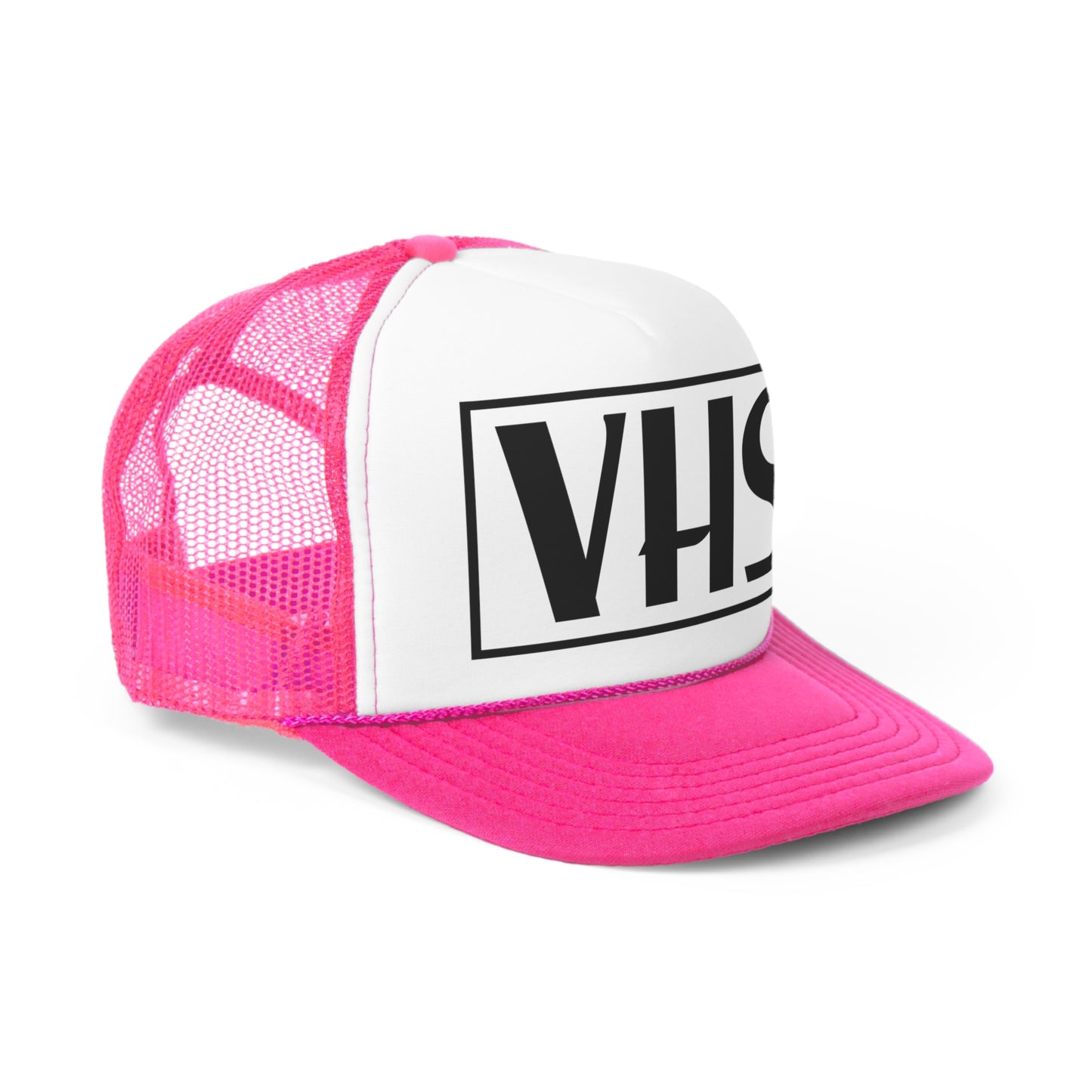 VHS Vintage Mesh Trucker Hat - Old School Adjustable Cap