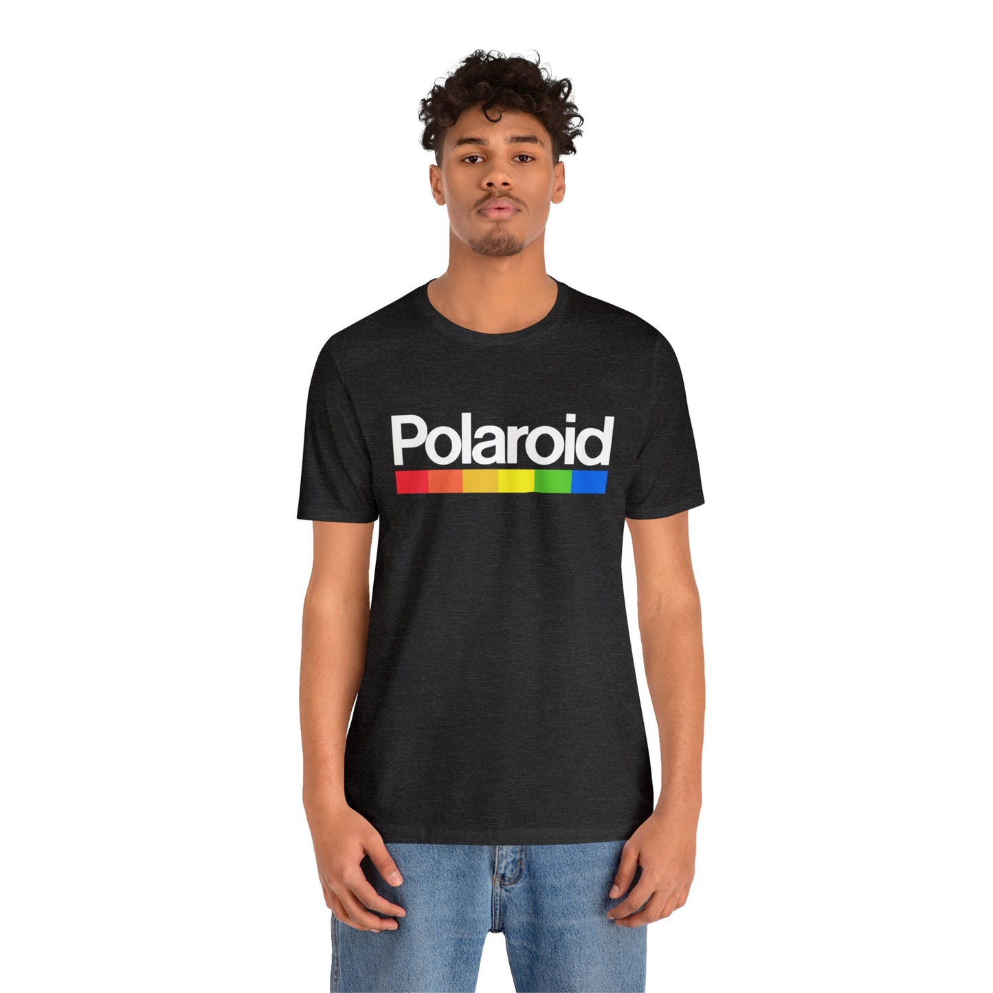 Polaroid Logo Retro Sunset T-Shirt - Vintage Retro Classic Nostalgic T-Shirt - Unisex Short Sleeve Tee