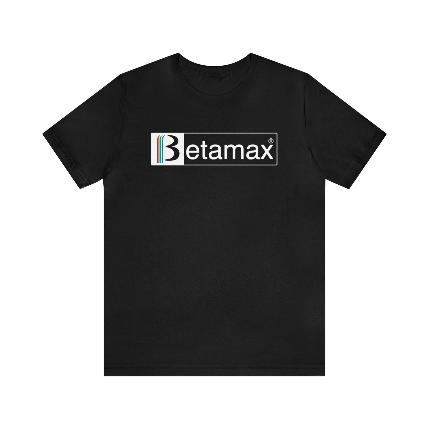 Betamax Logo T-Shirt - Retro Vintage Nostalgia Classic Old School - Unisex Short Sleeve Tee