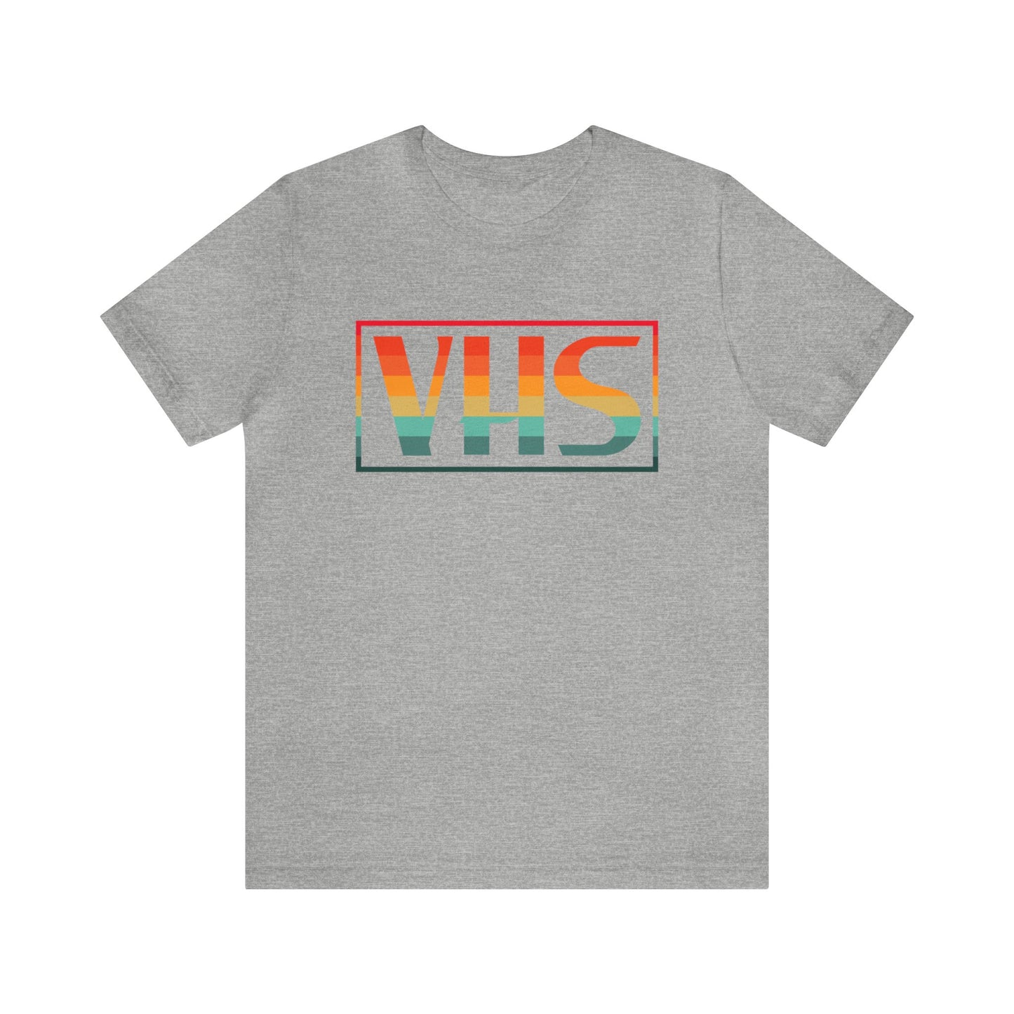 VHS Logo Retro Sunset T-Shirt - Vintage Retro Classic Nostalgic T-Shirt - Unisex Short Sleeve Tee