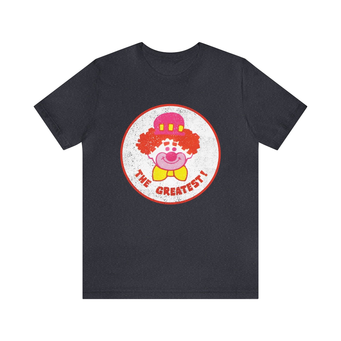 The Greatest - Clown Scratch and Sniff - Vintage T-Shirt - Unisex Short Sleeve Tee