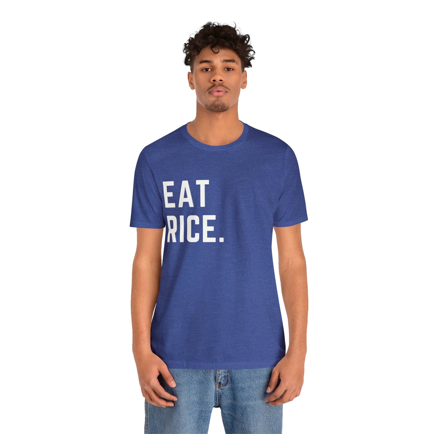 Eat Rice Meme Shirt - Vintage Retro Classic Nostalgic Japanese T-Shirt - Unisex Short Sleeve Tee