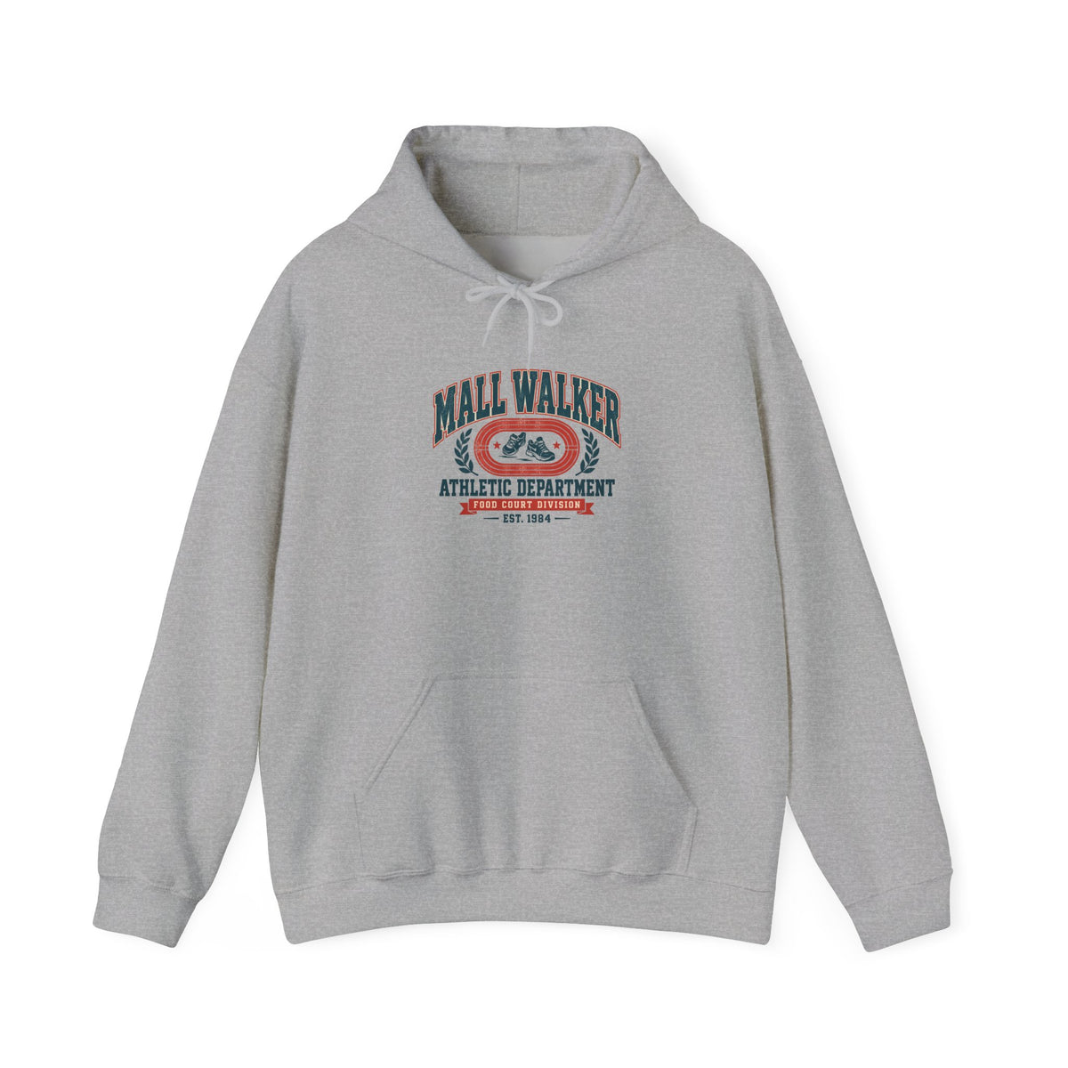 Mall Walker Athletic Department Crest Hoodie — EST. 1984