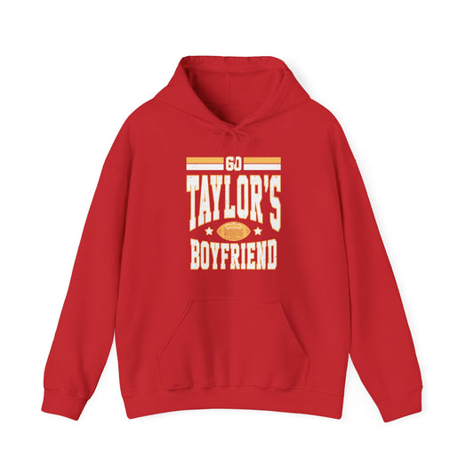 Taylor's Boyfriend Chiefs Hoodie, Unisex Sweatshirt, Kansas City Football Fan Gift, Hooded Pullover, Sports Team Apparel
