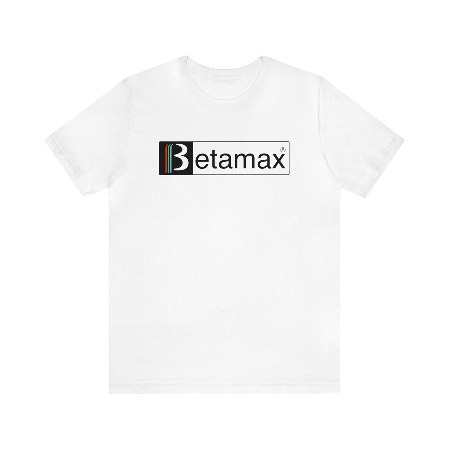 Betamax Logo T-Shirt - Retro Vintage Nostalgia Classic Old School - Unisex Short Sleeve Tee