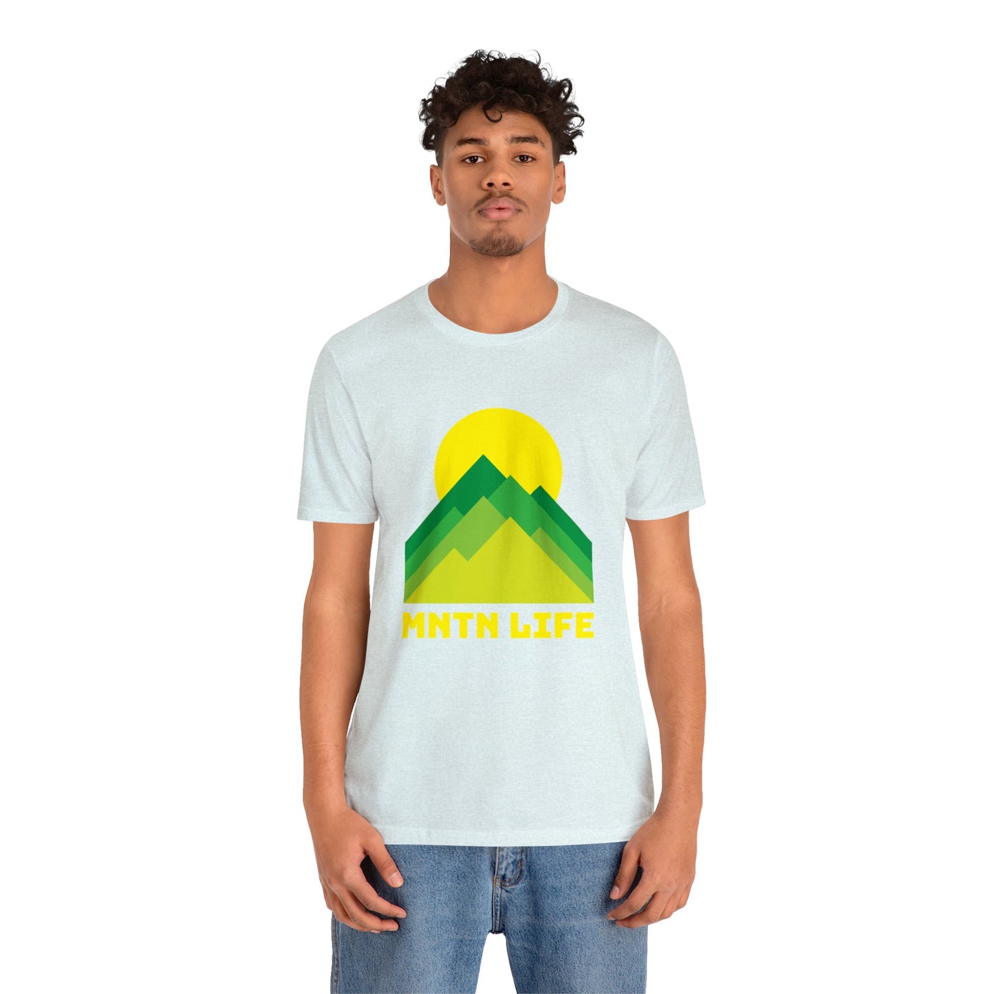 Mountain Life T-Shirt - MNTN Life Camping Shirt - Vintage Retro Classic Nostalgic T-Shirt - Unisex Short Sleeve Tee