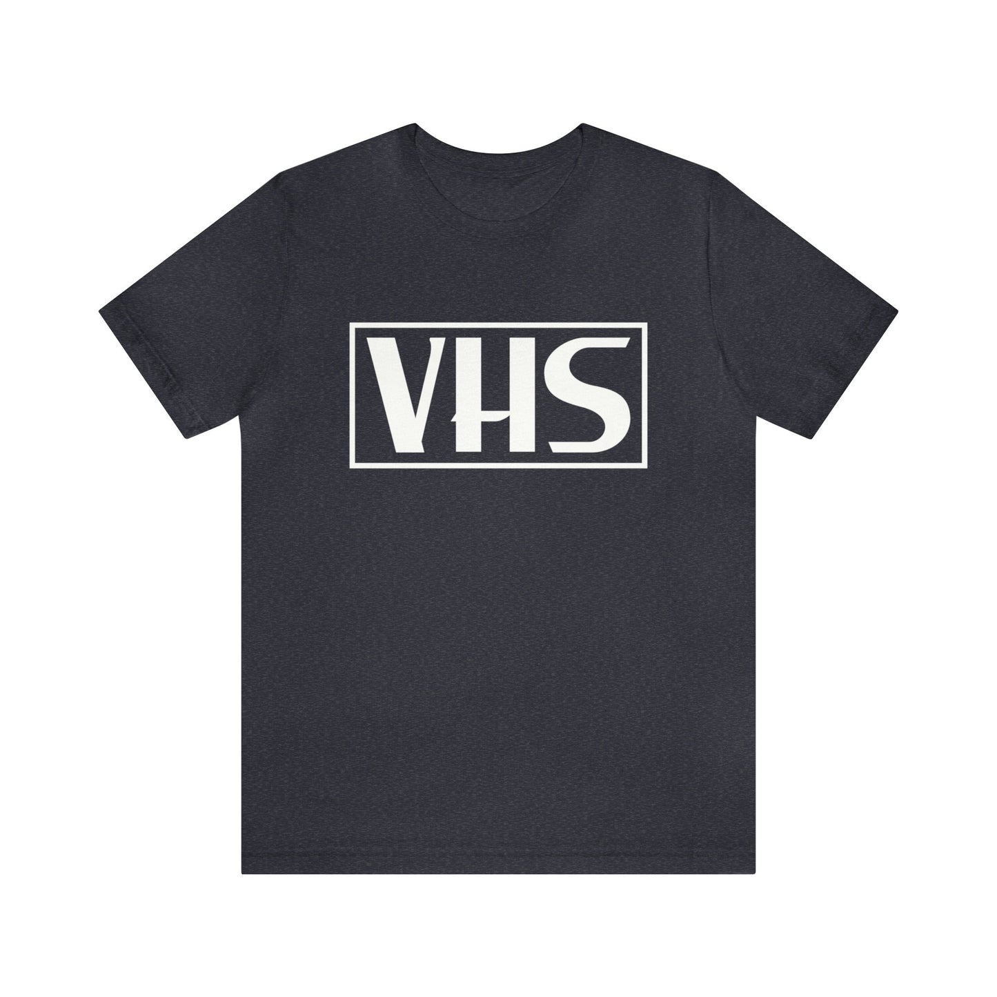 VHS Logo T-Shirt - Retro Vintage Nostalgia Classic Old School - Unisex Short Sleeve Tee