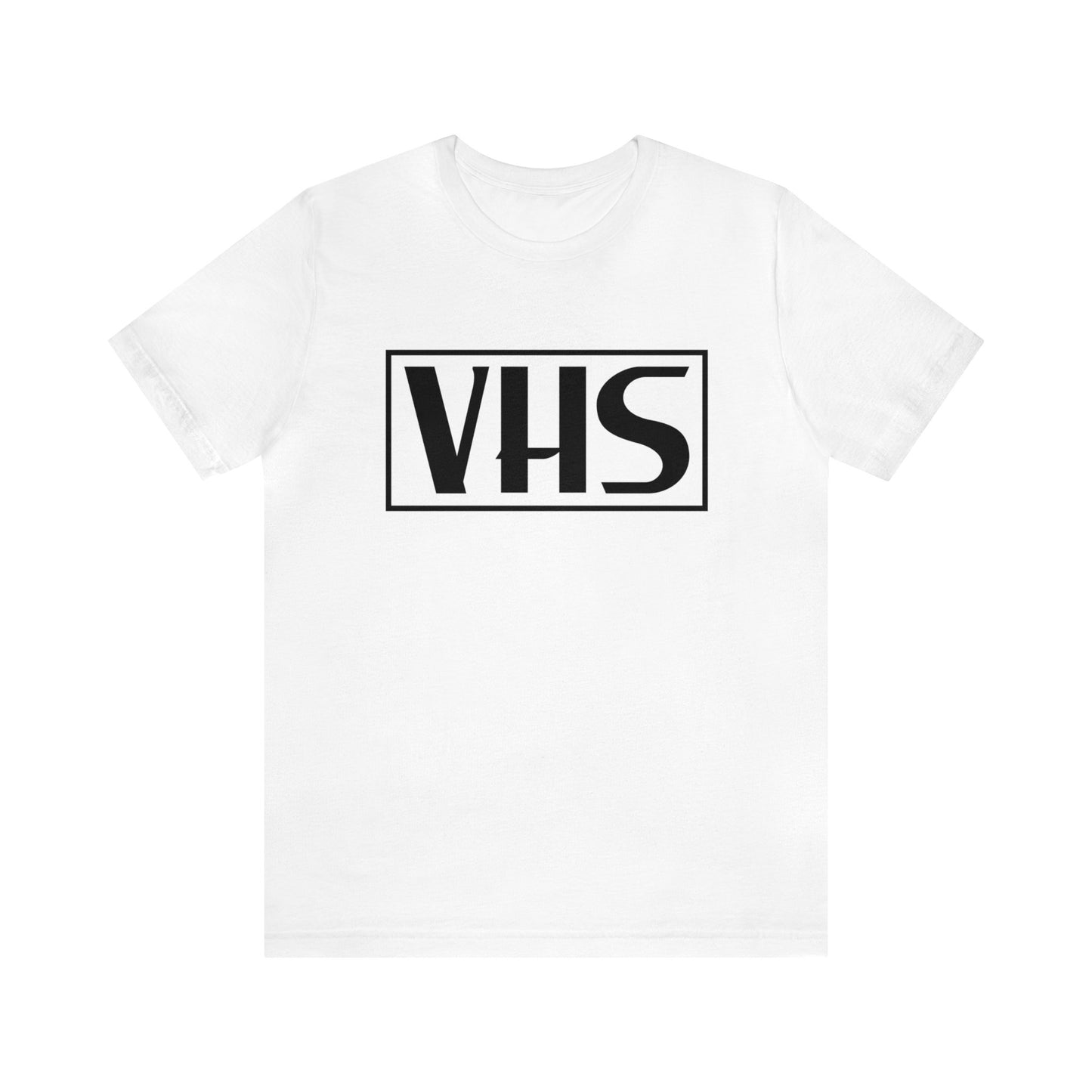 VHS Logo T-Shirt - Retro Vintage Nostalgia Classic Old School - Unisex Short Sleeve Tee