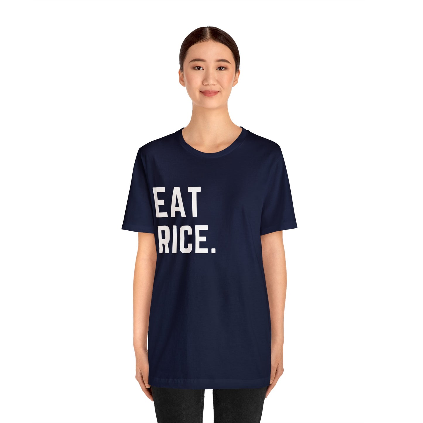 Eat Rice Meme Shirt - Vintage Retro Classic Nostalgic Japanese T-Shirt - Unisex Short Sleeve Tee