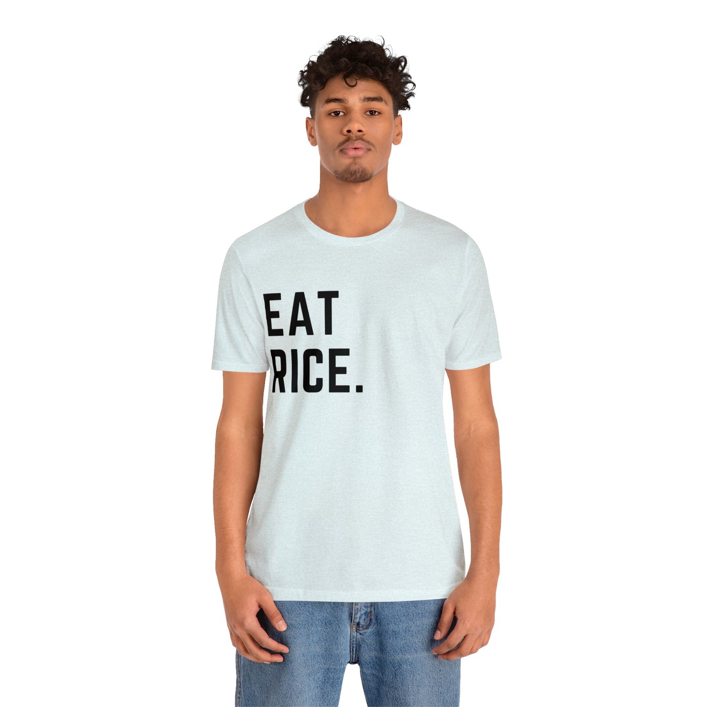 Eat Rice Meme Shirt - Vintage Retro Classic Nostalgic Japanese T-Shirt - Unisex Short Sleeve Tee