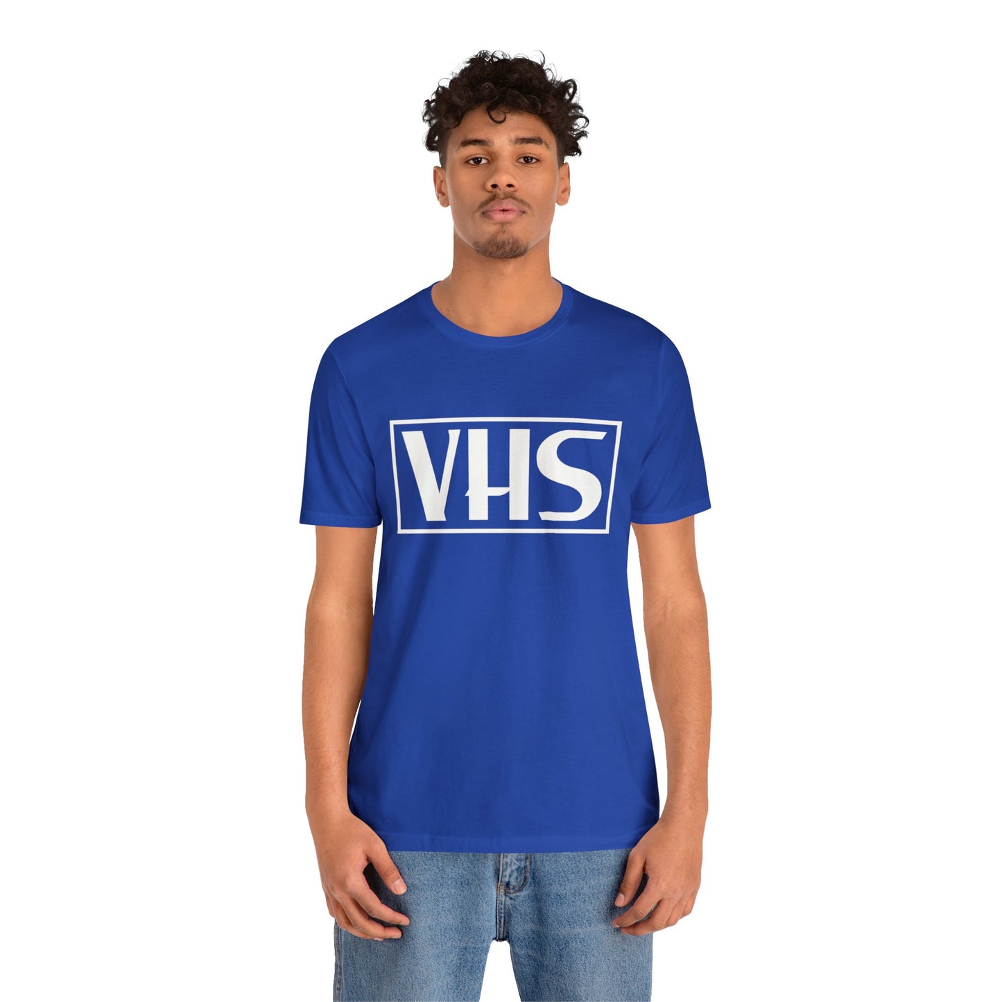 VHS Logo T-Shirt - Retro Vintage Nostalgia Classic Old School - Unisex Short Sleeve Tee