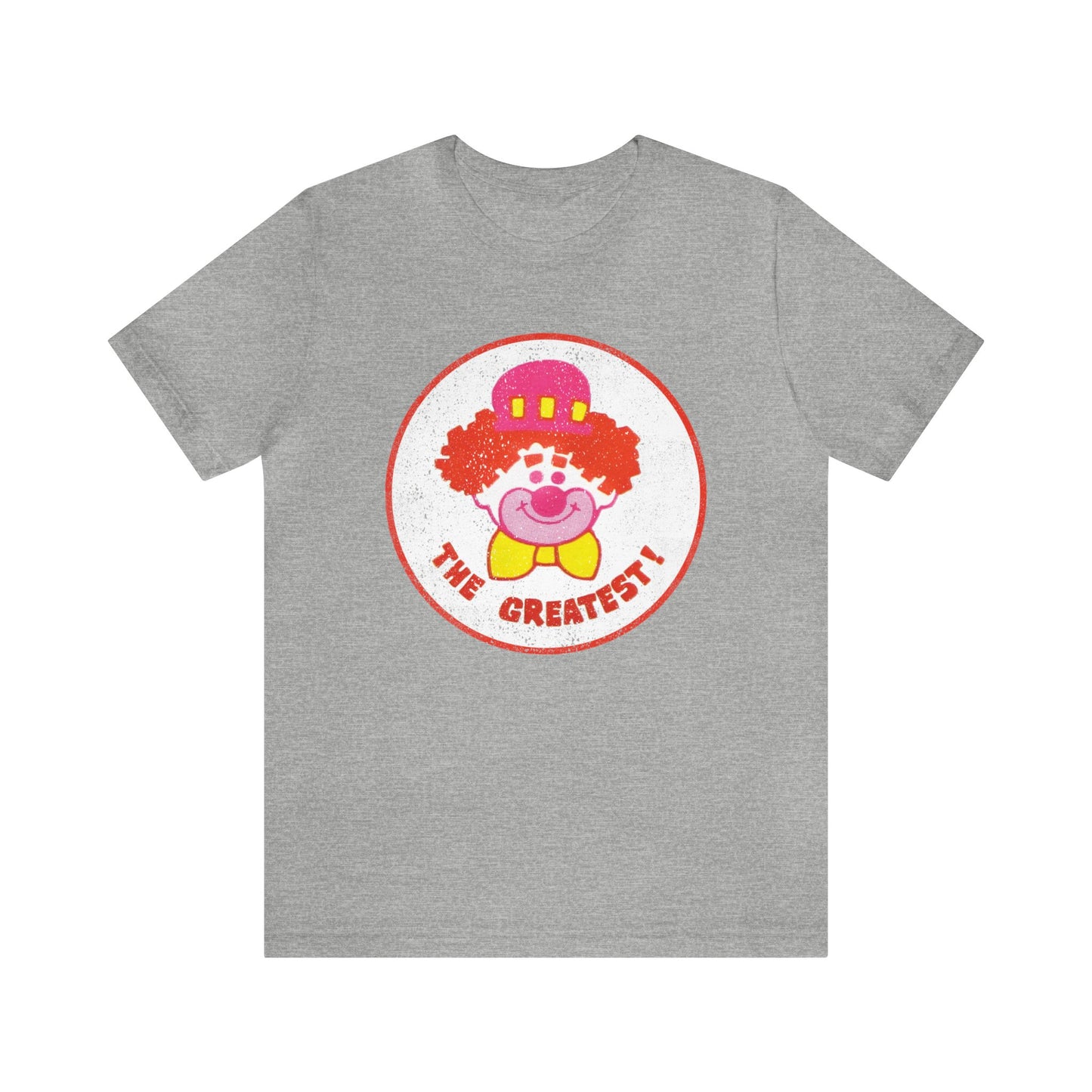 The Greatest - Clown Scratch and Sniff - Vintage T-Shirt - Unisex Short Sleeve Tee